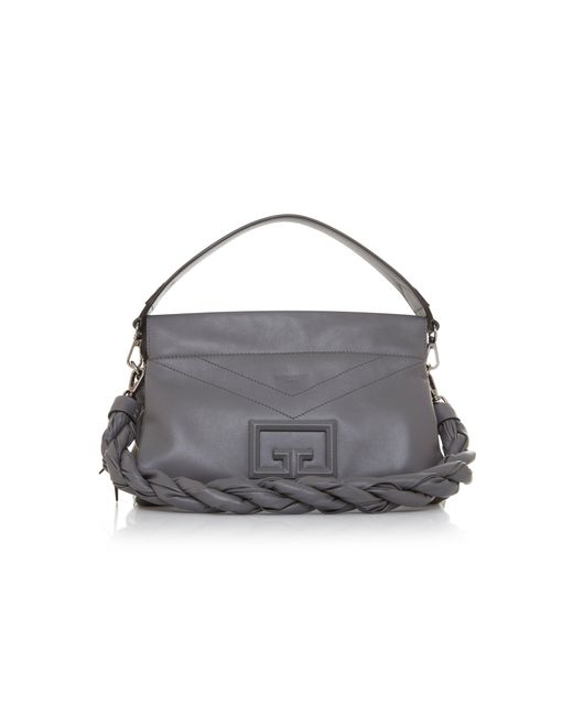 Givenchy Gray Id93 Medium Leather Shoulder Bag