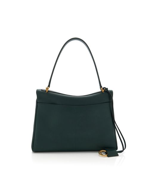 Balenciaga Black Rodeo Medium Leather Top Handle Bag