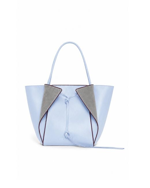Gabriela Hearst Blue Marija Bag With Piping