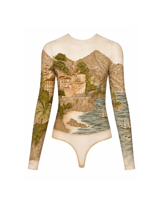 ANDRES OTALORA Natural Paz Interior Bodysuit