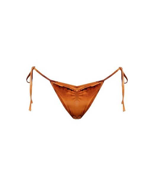 Ay Que Calor Brown Exclusive Sunslit Bikini Bottom