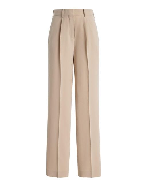 AYA MUSE Natural Soli Pleated Trousers