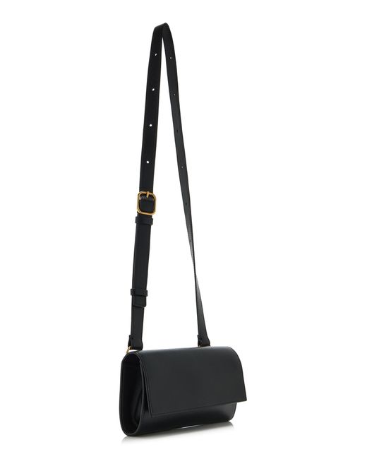 The Row Black Convertible Leather Belt Bag