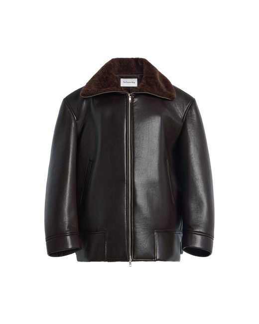 Frankie Shop Black Aspen Faux Leather Jacket