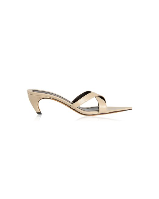 Khaite Gray Sophie Sandal 55