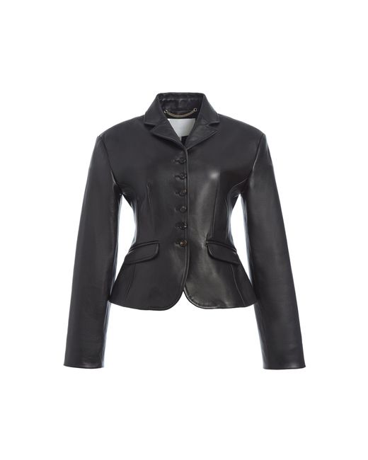 RÙADH Black The Brothwick Leather Jacket