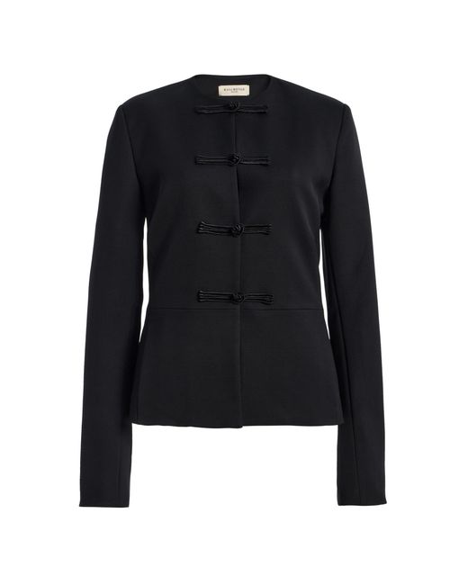 Kallmeyer Black Tilda Wool-Blend Jacket