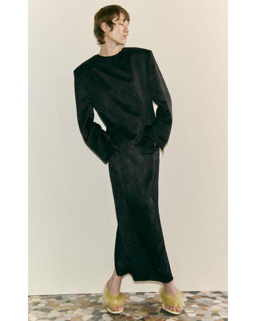 DARKPARK Green Carlijn Jacquard Maxi Dress