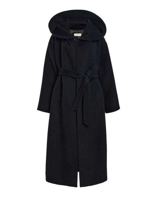 Kallmeyer Black Dorothy Virgin Wool Zrobe Coat