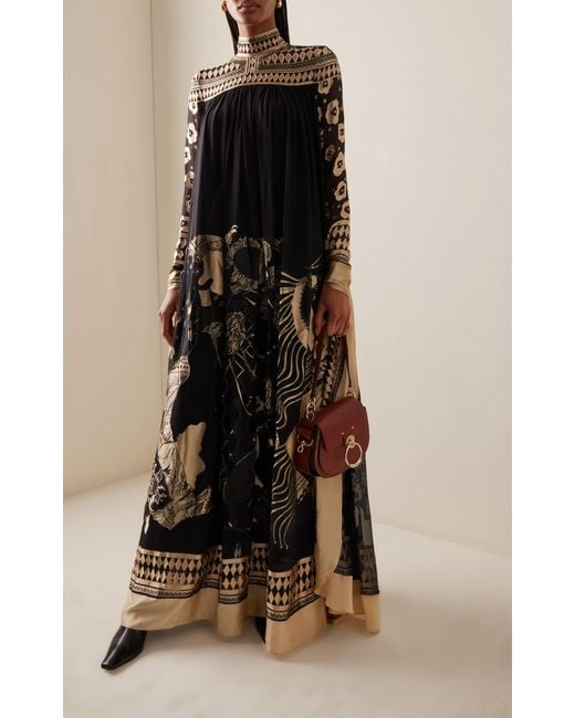 Zimmermann Illustration Otto Metallic Silk-Blend Jacquard