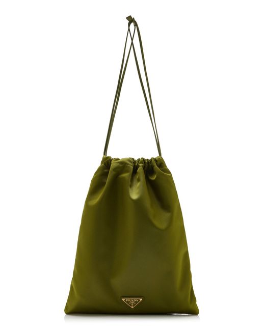 Prada Green Wish Re-Nylon Pouch