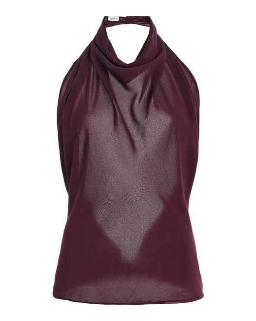 Sloan Purple Exclusive The Georgette Scarf Top