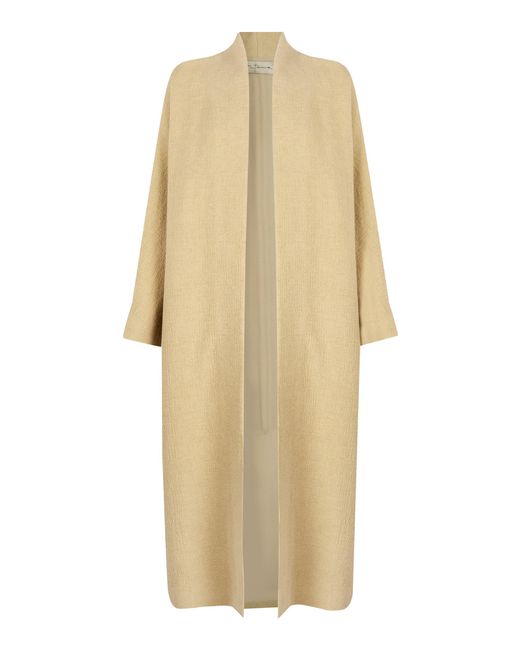Cortana Natural Silence Cashmere-Linen Coat
