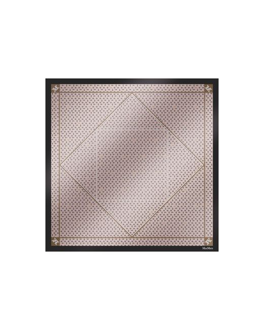 Max Mara Pink Silk Foulard