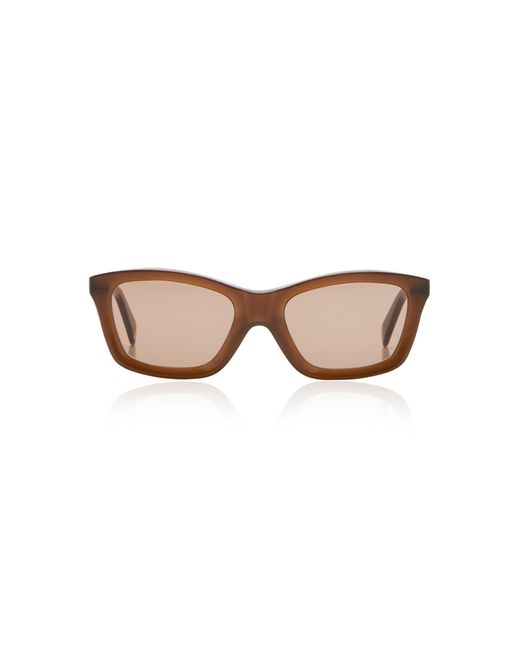 Totême  Brown The Classics Square-frame Acetate Sunglasses
