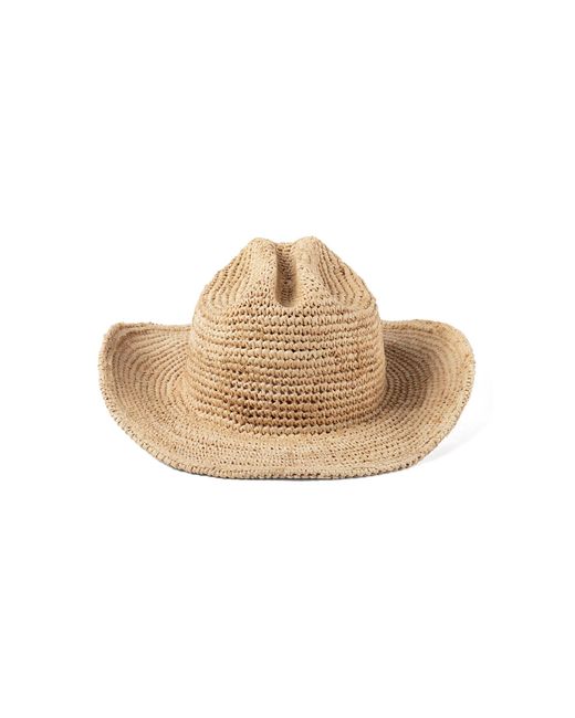 Lack of Color Natural Raffia Cowboy Hat