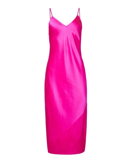 Fleur du Mal Pink V-Neck Slip