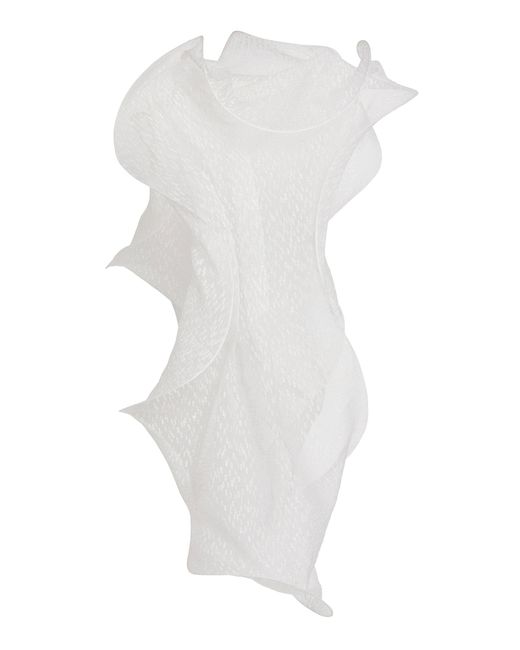 Maticevski White L'Air Cupro-Blend Top