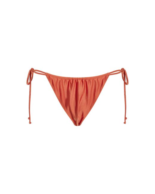 JADE Swim Red Lana Cheeky Bikini Bottom