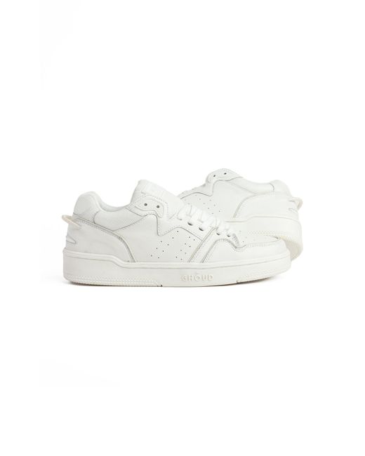 GHOUD VENICE White Slider Low Leather Sneakers