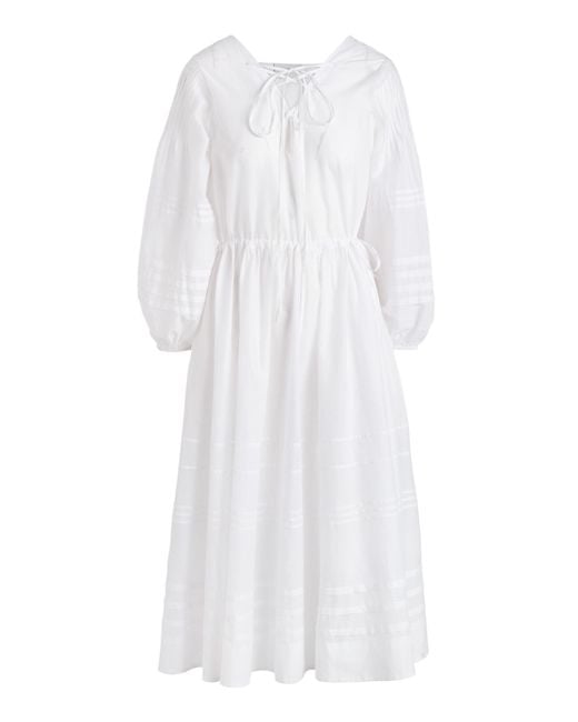 Merlette White Leonora Cotton Voile Dress