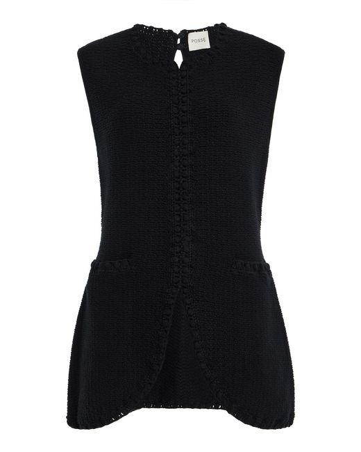 Posse Black Exclusive Harlan Knit Vest