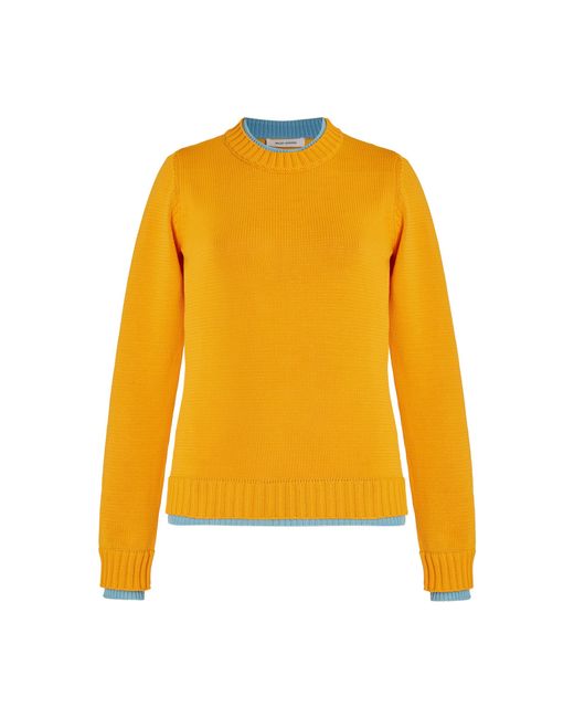 Wales Bonner Yellow Steady Knit Sweater