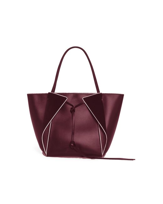 Gabriela Hearst Purple Marija Bag With Piping