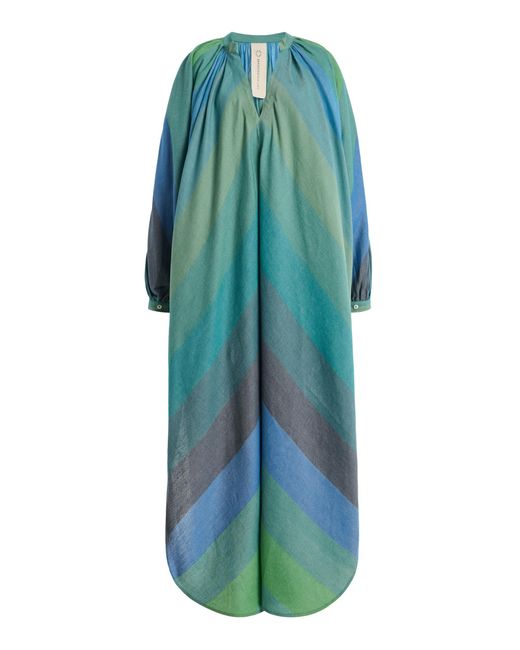 Marrakshi Life Blue The Touareg Cotton Dress