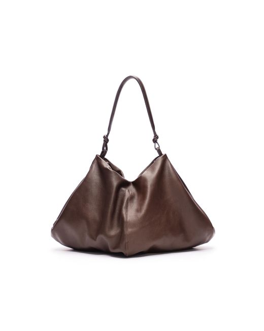 The Row Brown Samia Leather Bag