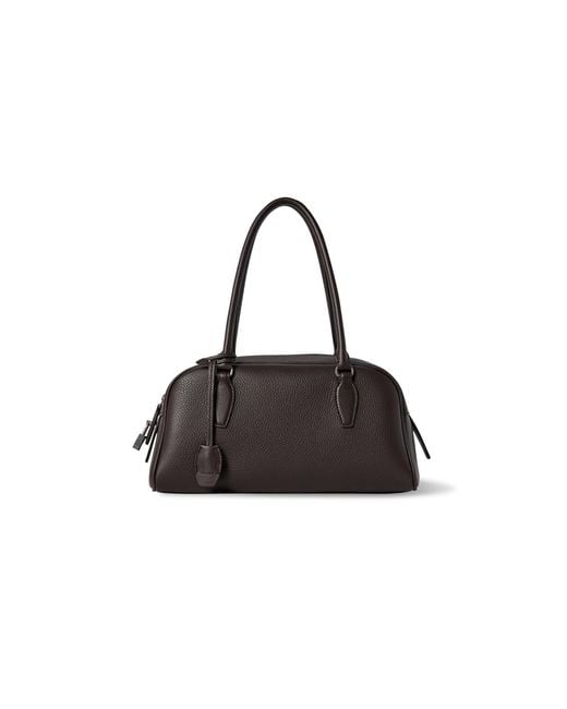 The Row Black Small India E/W Leather Bag