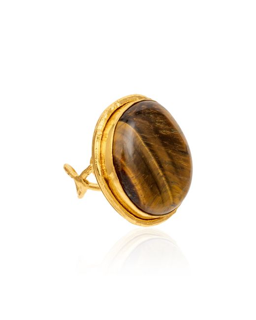 Sylvia Toledano Metallic Plated Macaron Ring
