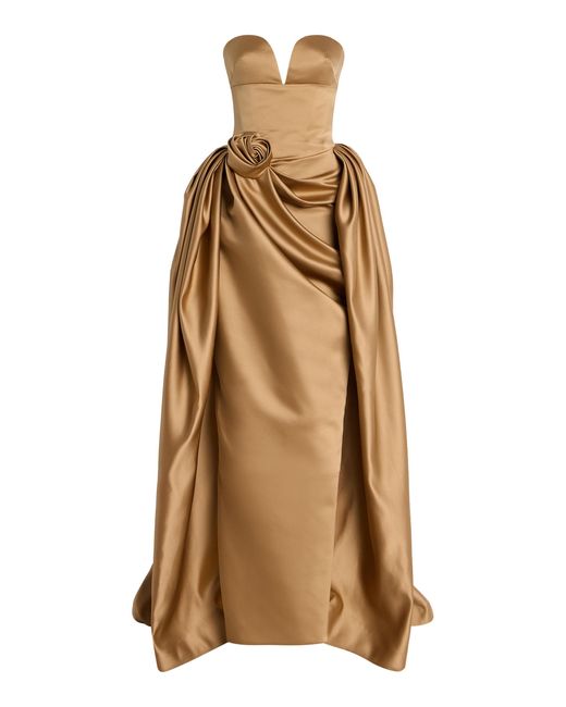 Atelier Prabal Gurung Nikki Ball Gown in Natural | Lyst