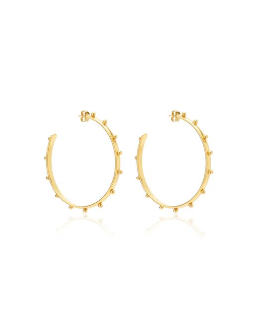 Sylvia Toledano Metallic Créole 22k Gold-plated Hoop Earrings