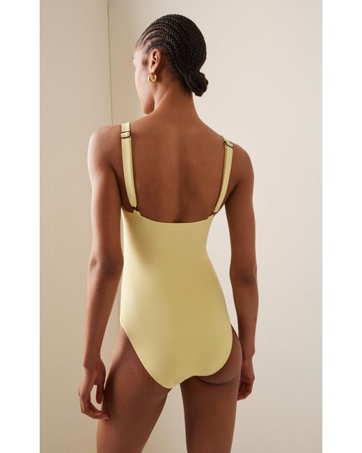 Bondi Born Yellow Loures Cupped One-piece Swimsuit