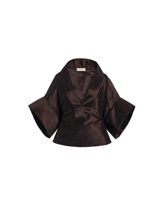 Kallmeyer Black Winslow Silk Top
