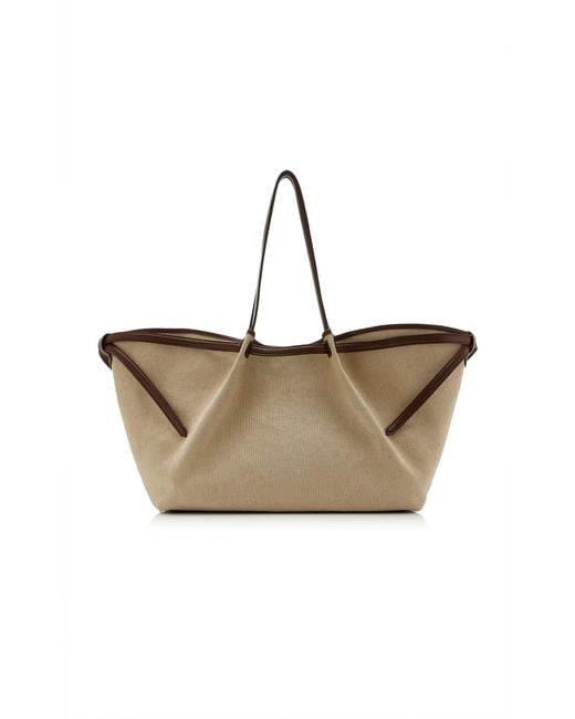 Janessa Leone Natural Justine Canvas Tote Bag