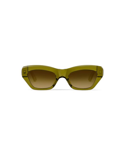 Kimeze Yellow Concept 3 Cat-Eye Acetate Sunglasses