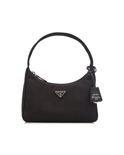 Prada Black Re-edition 2000 Mini Nylon Bag