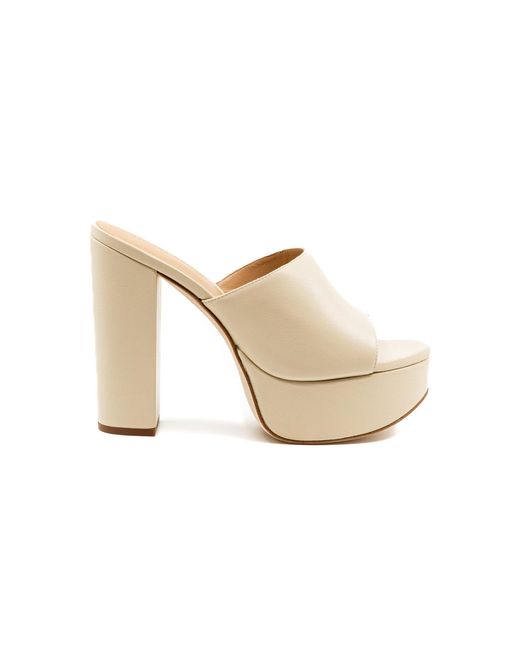 Andrea Gomez Natural Fabiola Platform Sandals