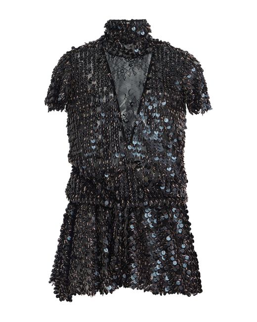 Siedres Black Fryn Sequined Mini Dress