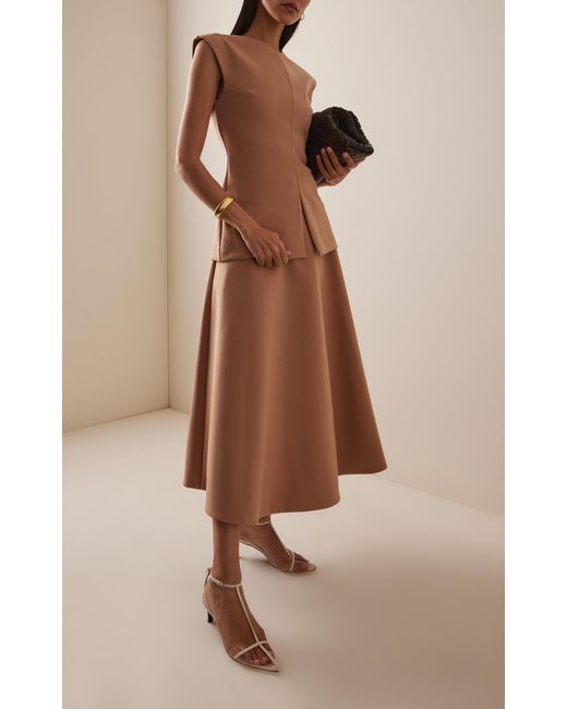 Rohe Pink Curved Open-Back Top