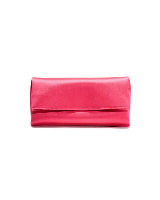 Carolina Herrera Pink Annie Satin Clutch