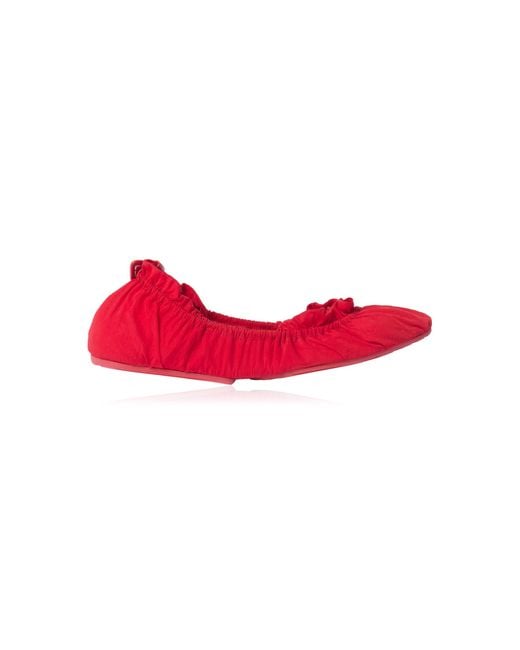 Jacquemus Red Les Pietra Ballerines Flats