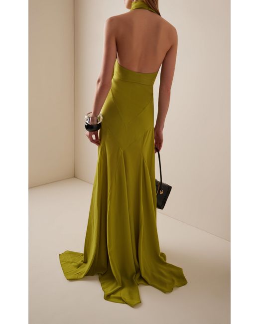 siedrs exclusive raye scarf-detailed midi halter dress Rodeo SIEDRS