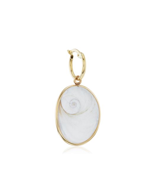 Gazza Ladra Metallic Santa Lucia 14K Shell Single Earring