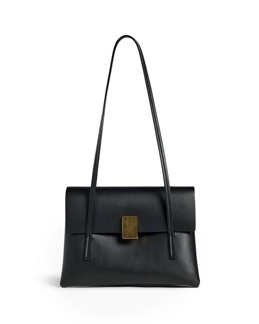 Khaite Black Soft Blake Small Shoulder Bag