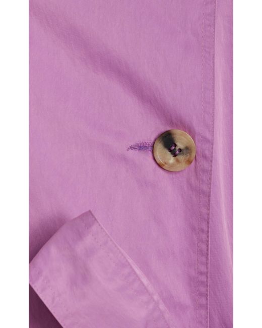 Isabel Marant Purple Edenna Trench Coat