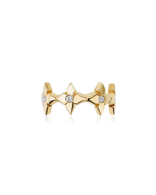 RENATO CIPULLO Metallic Diamond Single Kindle Ring