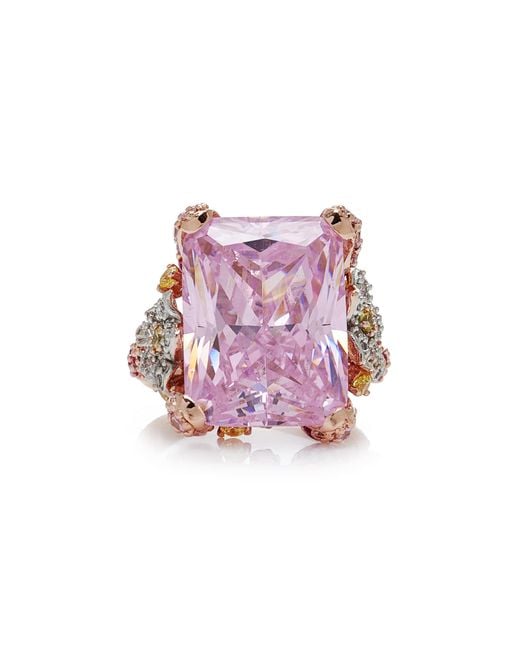 Anabela Chan Pink Cinderella 18k Yellow Gold Sapphire Ring